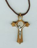 St. Benedict Wood Crucifix