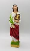 St. Cecilia 8" Plaster Statue from Italy