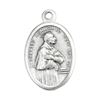St. Charles Borromeo 1" Oxidized Medal - 25/Pack *SPECIAL ORDER - NO RETURN*