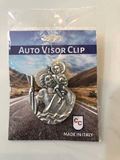St. Christopher Auto Visor Clip from Italy