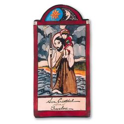 St. Christopher Patron of Travelers Handmade Pocket Token