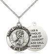 St. Christopher Small Medal with "I am Catholic" on Back