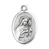 St. Clare 1" Oxidized Medal - 25/Pack *SPECIAL ORDER - NO RETURN*