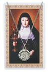 St. Clare Pendant & Holy Card