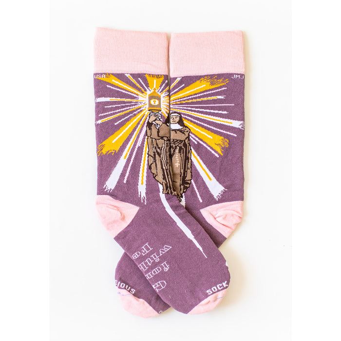 St. Clare of Assisi Socks - Adult