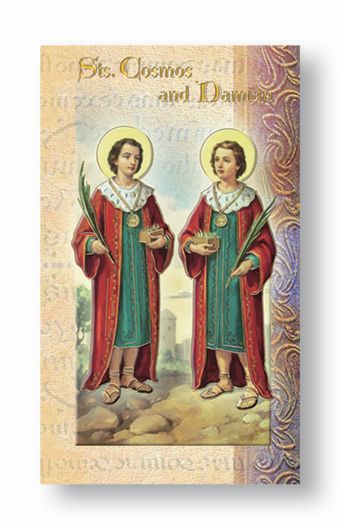 Sts. Cosmos And Damian Biography Card
