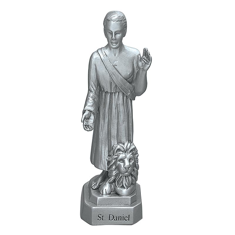 St. Daniel 3.5" Pewter Statue