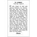 St. Dominic Paper Prayer Card, Pack of 100 - 123234