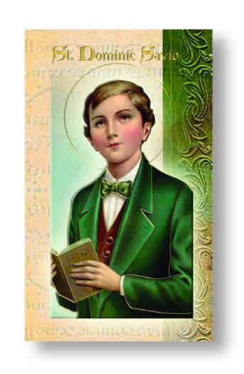 St. Dominic Savio Biography Card