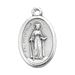 St. Dymphna 1" Oxidized Medal - 14407