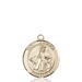St. Dymphna Necklace Solid Gold