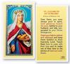St. Elizabeth Of Hungary Laminated Prayer Card