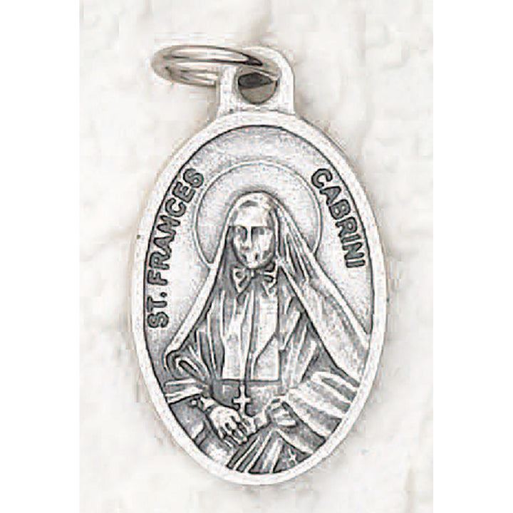 St. Frances Cabrini 1" Oxidized Medal - 50/Pack *SPECIAL ORDER - NO RETURN* 
