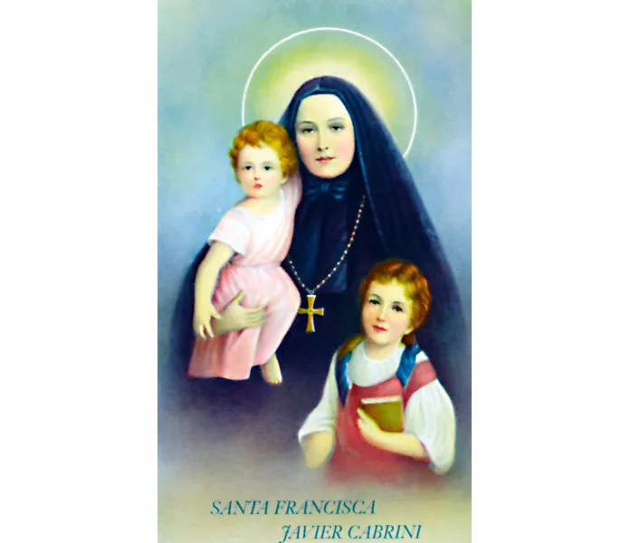 St. Frances Cabrini Paper Prayer Card, Pack of 100