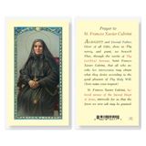 Prayer to Saint Frances Cabrini Holy Card