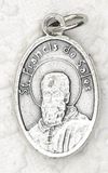 1" Oxidized Medal-St Francis De Sales  ?Imported from Italy.