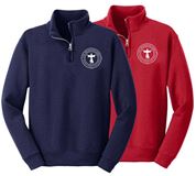 St. Francis of Assisi Quarter Zip Sweatshirt, Embroidered SWEATSHIRT, SWUU, SCHOOL SWEATSHIRT, 