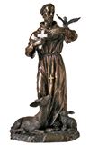 St. Francis of Assisi 36" Statue, Indoor/Outdoor 