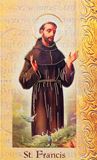 St. Francis of Assisi Biography Card