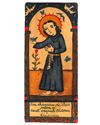 St. Francis of Assisi Patron of Animals, Kindness and Ecology Handmade Pocket Token 1.5 in x 3 in