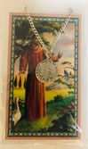 St. Francis of Assisi Pendant & Holy Card