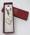 St. Francis of Assisi Silver Keychain from Italy