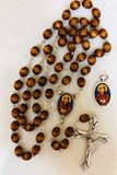 St. Francis of Assisi Wood Rosary with Loose Medal