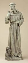 St. Francis with Bunny 24" Statue