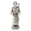 St. Genesius 3.5" Pewter Statue 
