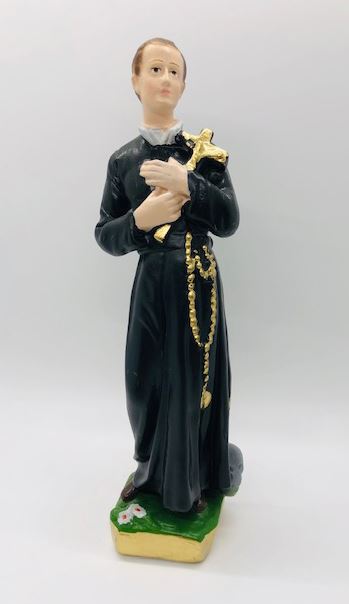 St. Gerard 8" Plaster Statue from Italy