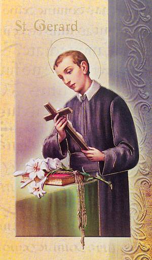St. Gerard Biography Card