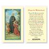 St. Gerard Motherhood Laminated Prayer Card