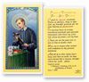 St. Gerard Prayer of Thanksgiving for a Safe Delivery Laminated Prayer Card