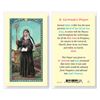 St. Gertrude Laminated Prayer Card