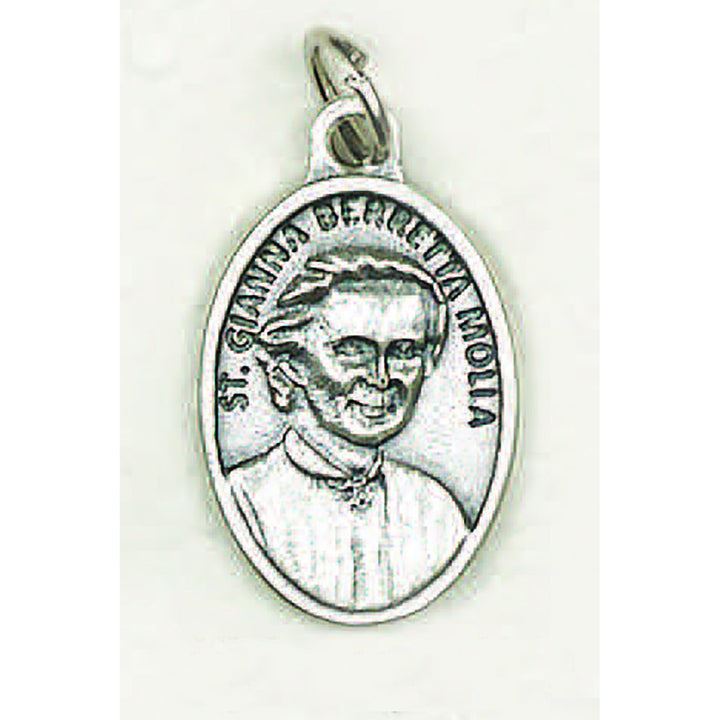  St. Gianna Beretta Molla 1" Oxidized Medal - 50/Pack *SPECIAL ORDER - NO RETURN*