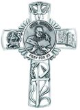 St. Gregory Pewter Wall Cross