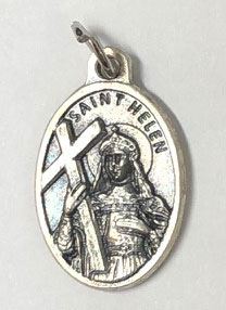 St. Helen 1" Oxidized Medal