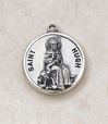 St. Hugh Sterling Silver Medal on 20" Chain