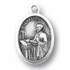 St. Ignatius Loyola 1" Oxidized Medal