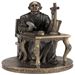 St. Ignatius of Loyola 6.5" Statue, Lightly Painted Bronze - 119611
