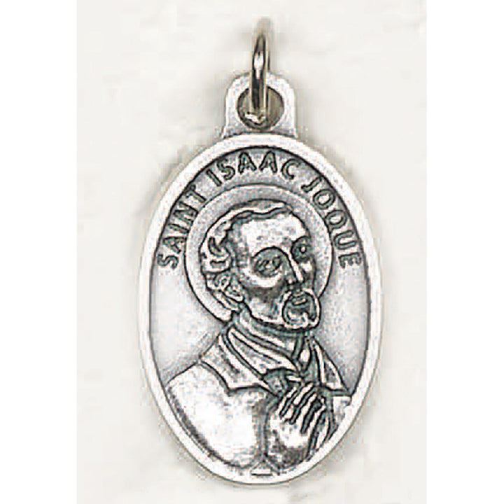 St. Isaac Jogues 1" Oxidized Medal - 50/Pack *SPECIAL ORDER - NO RETURN*