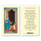 St. Isabella Laminated Prayer Card