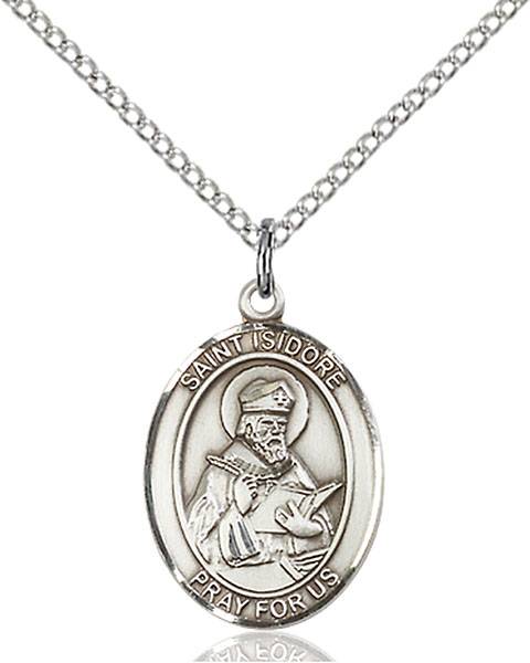 St. Isidore of Seville Patron Saint Necklace