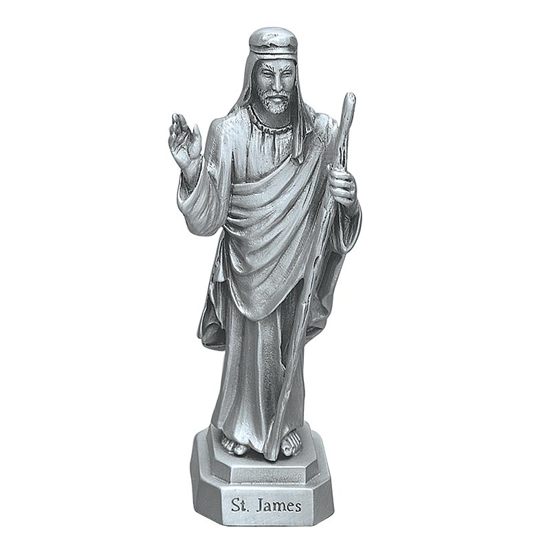 St. James 3.5" Pewter Statue 
