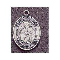 St. James Oval Medal on Chain