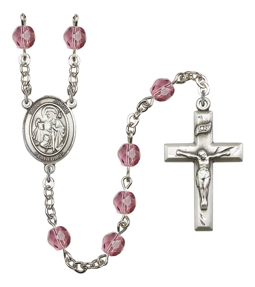 St. James the Greater Patron Saint Rosary, Square Crucifix