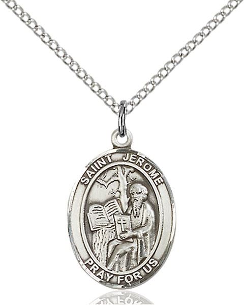 Patron Saint of Athletes/Soldiers 14kt Gold Filled St Sebastian/Martial Arts Pendant with 18 Gold Filled Lite Curb Chain