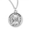 St. Joan of Arc Sterling Silver Medal on 18" Chain