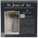 St. Joan of Arc 4.5" Statue and Prayer Card Set