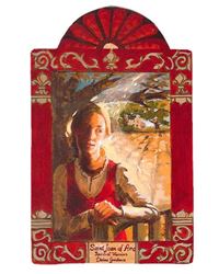 St. Joan of Arc Spiritual Warrior and Divine Guidance Handmade Pocket Token